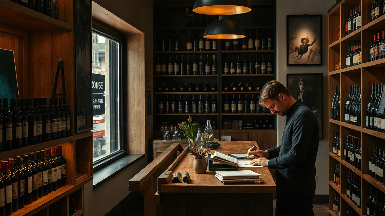 Curated bottles, confident choices, good wine.